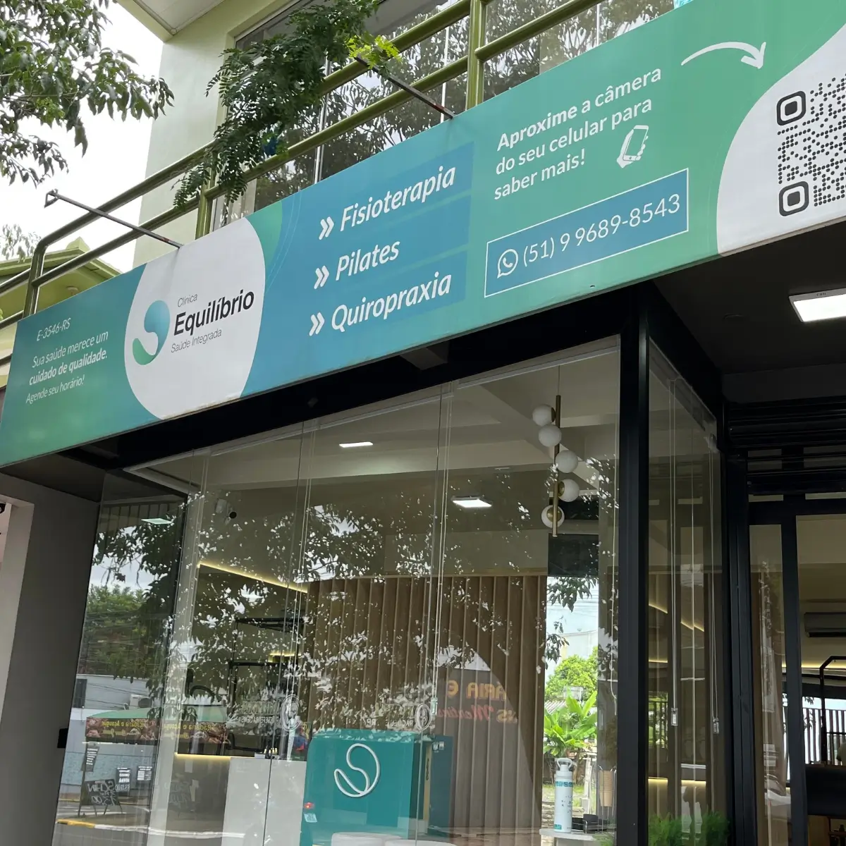 Ambientes da Clínica Equilíbrio em Sapiranga